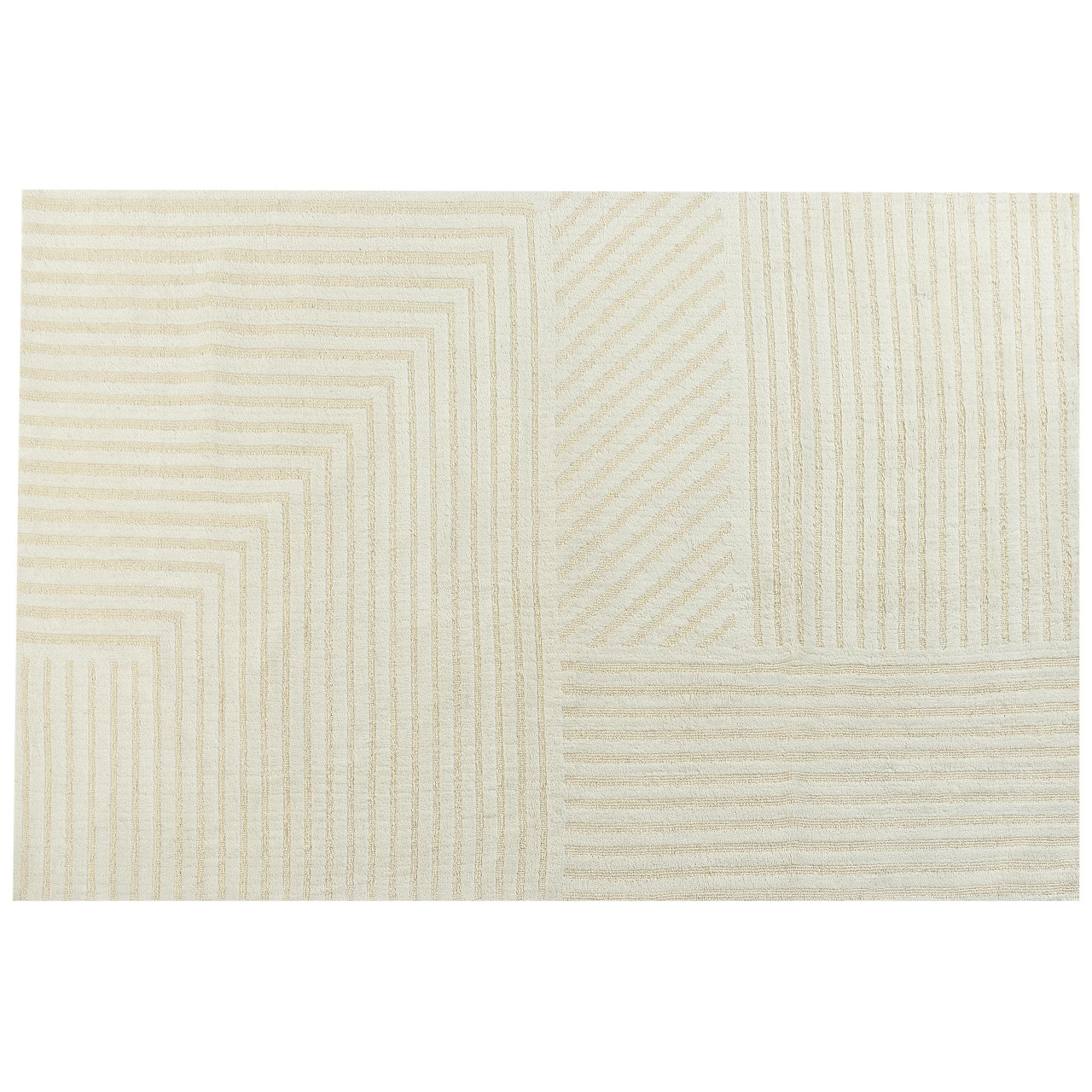 Tapete Abegum em Lã Creme 200x300