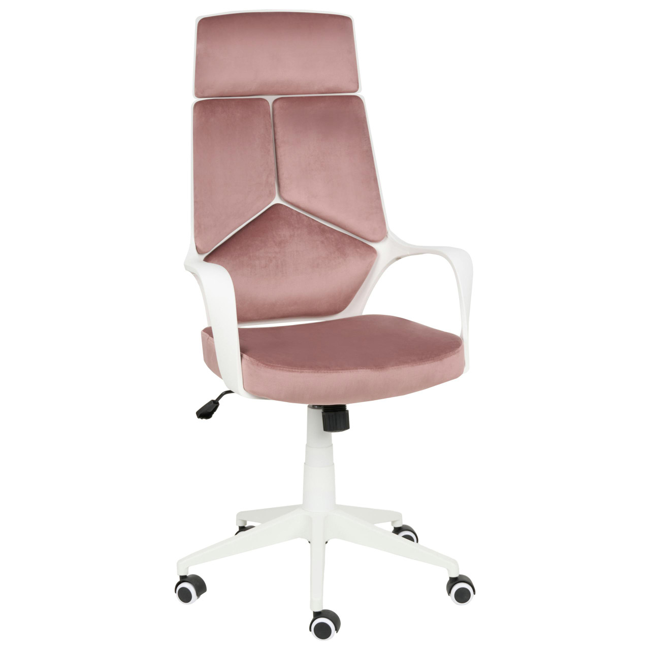 Cadeira de escritório BELIANI Delight de Veludo Rosa 64x64x126