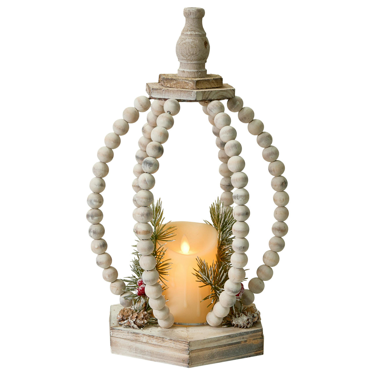 Decoração de Natal LED PAJARVI 40 cm Castanho claro