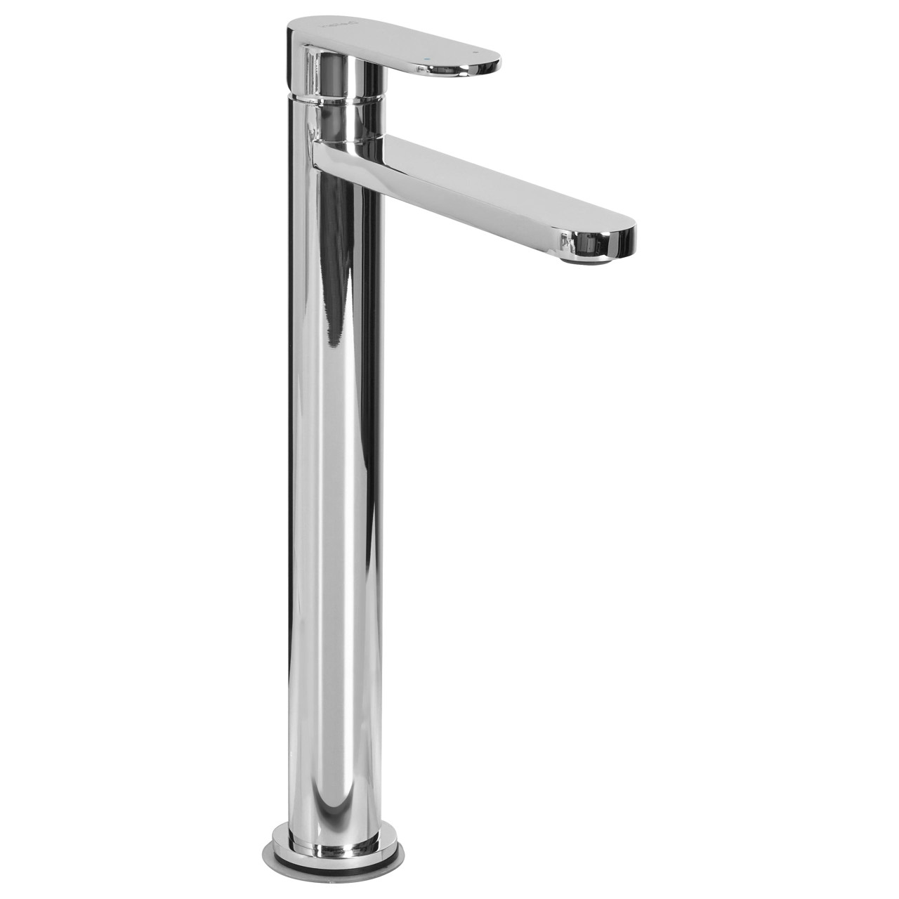 Grifo mezclador alto para lavatório Colhue latão cromado