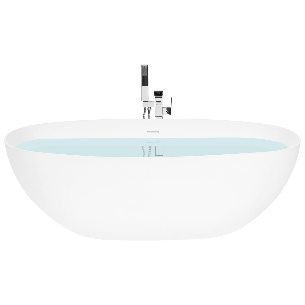 Banheira autónoma BELIANI Lamanga de Superfície sólida (não vidro) Branco 75x170x55