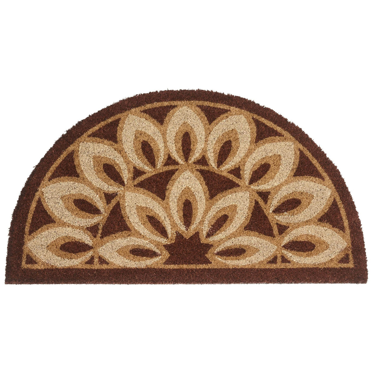 Tapete de entrada ALATNA Castanho 45 x 75 cm Fibra de coco