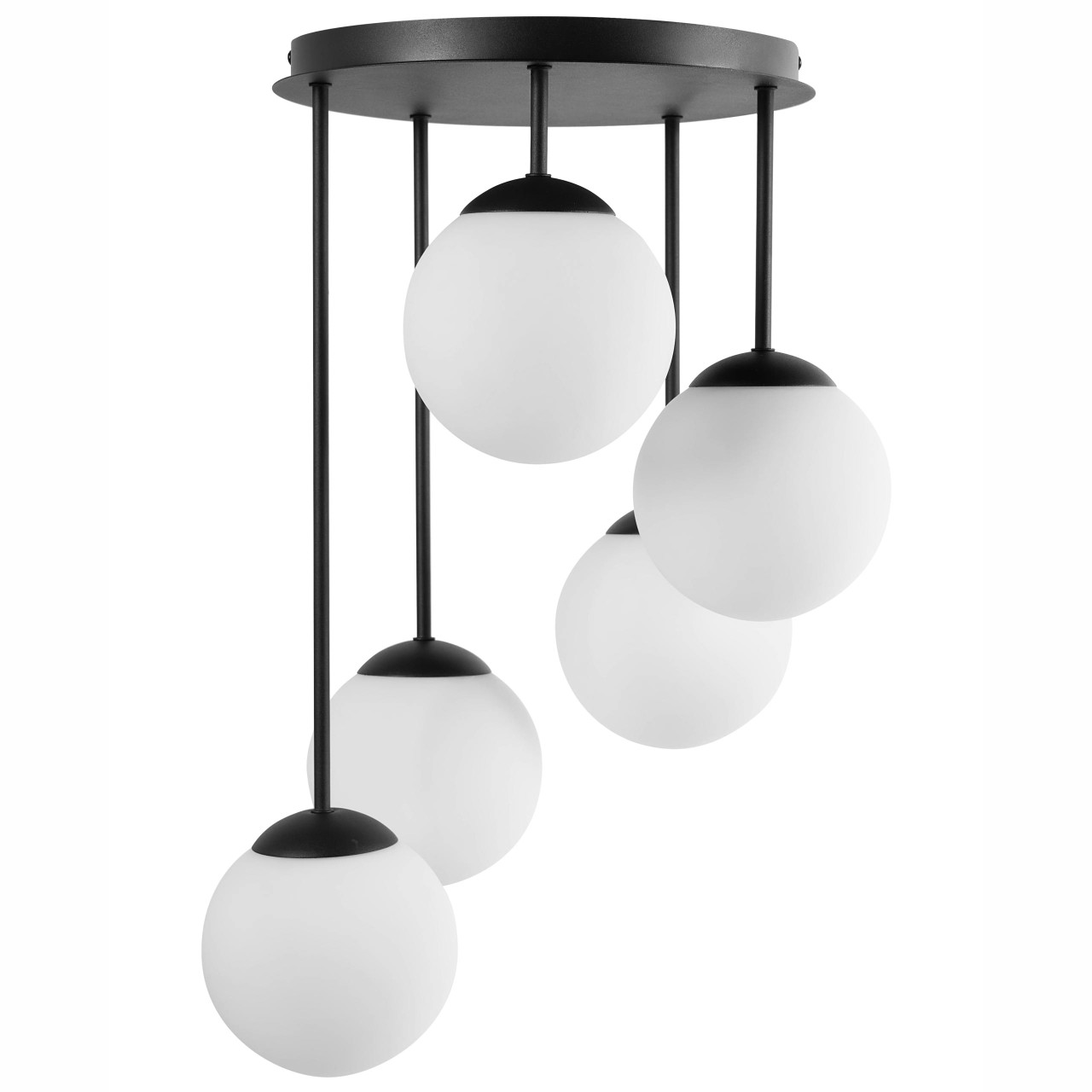 Candeeiro suspenso RIANA Metal Preto - 681362
