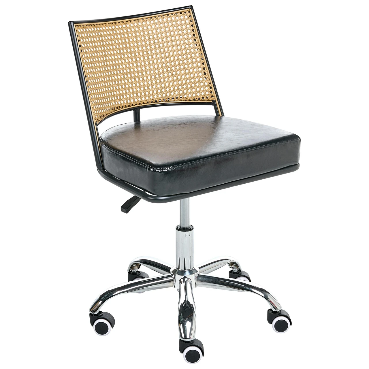 Cadeira home office NOME Pele sintética Preto