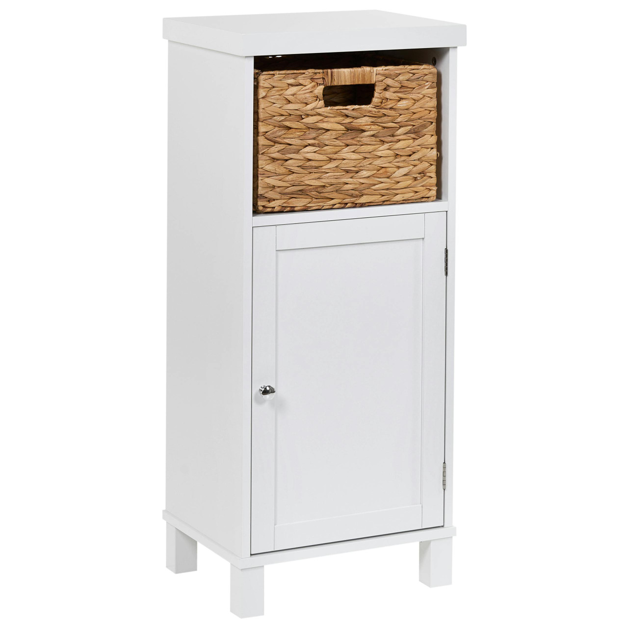 Armário de casa de banho BELIANI Pacllon de MDF Branco 40x30x91
