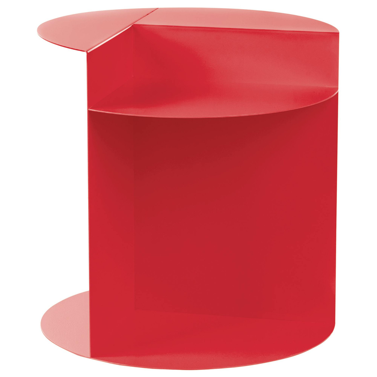 Mesa auxiliar Taggart em ferro vermelho
