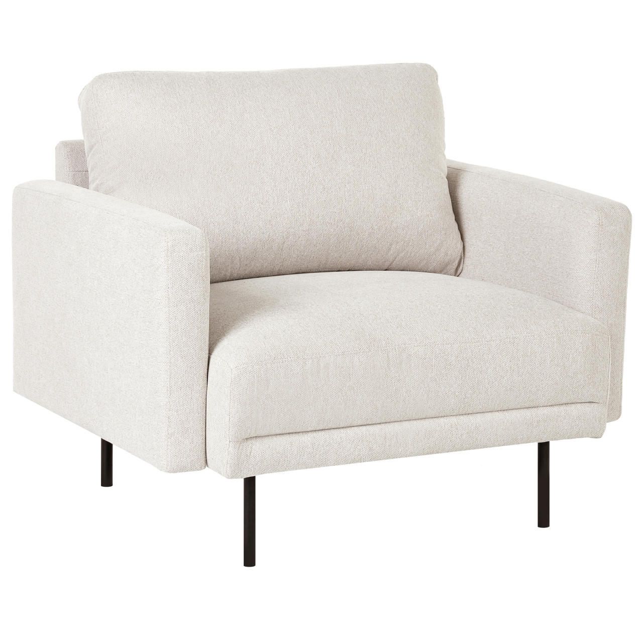 Poltrona Breda em tecido beige