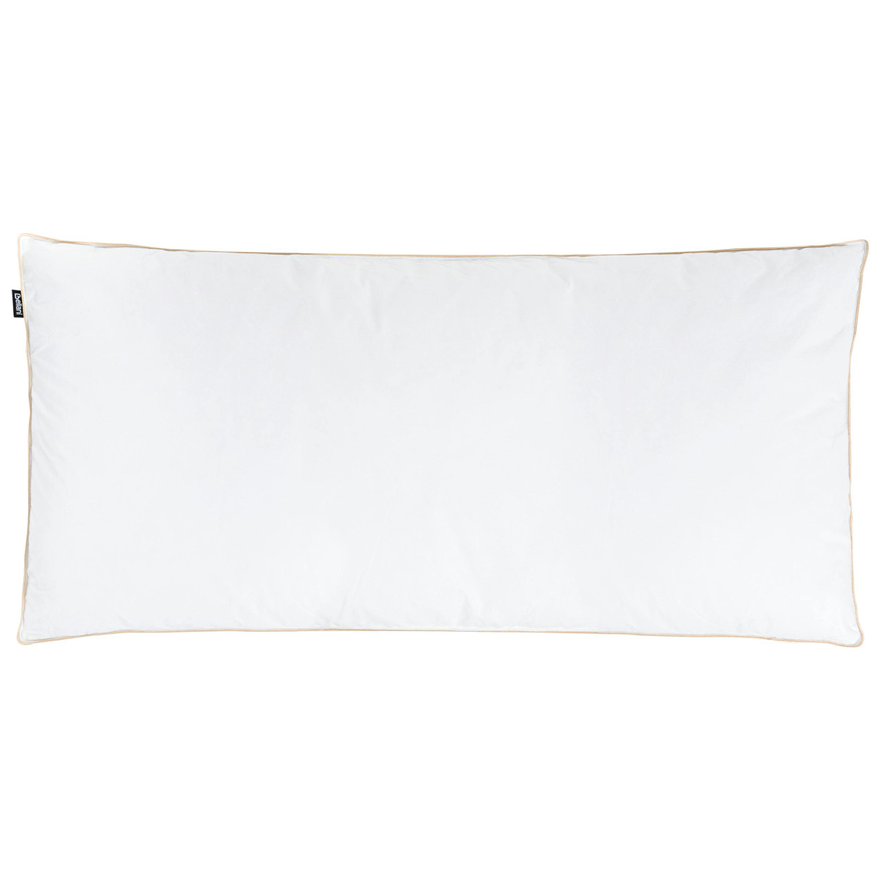 Almofada com 3 camadas ETNA Alta Penas e plumas de pato 40 x 80 cm Branco