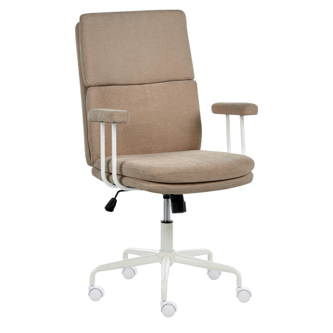 Cadeira de escritório BELIANI Vero de Tecido Creme 62x65x109