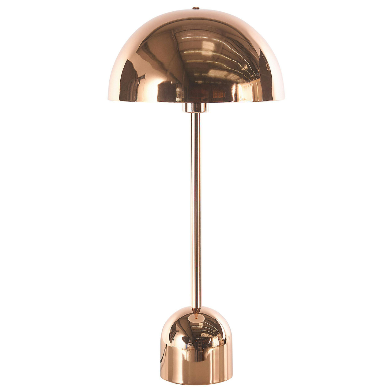 Candeeiro de mesa Macasia aço cobre