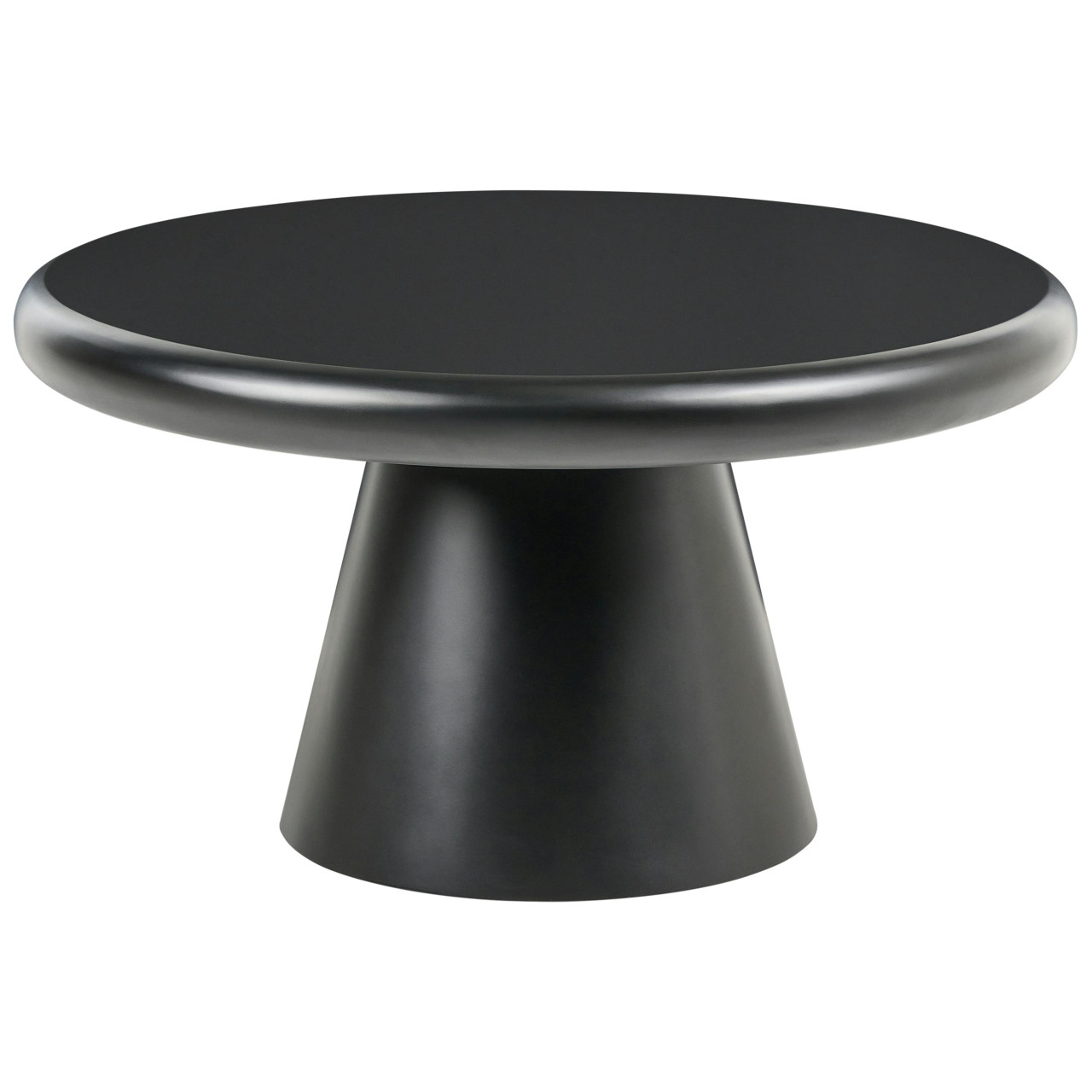 Mesa de centro BELIANI Mamawi de MDF Preto 80x80x41