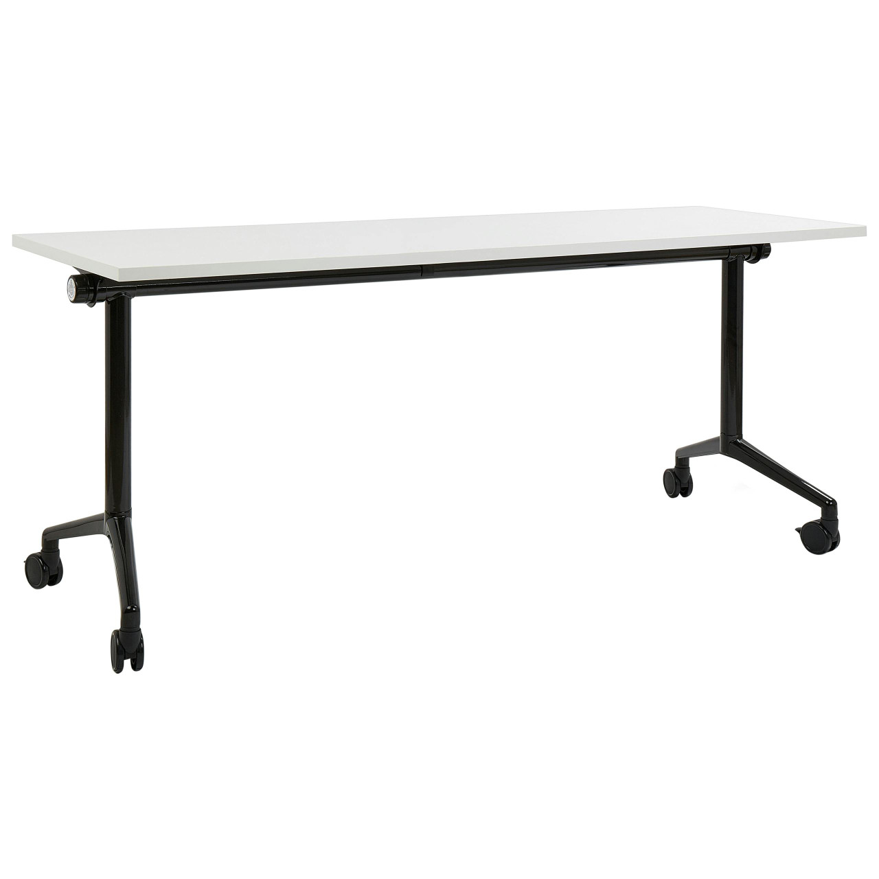 Secretária dobrável CAVI Branco 180 cm 60 cm com rodas