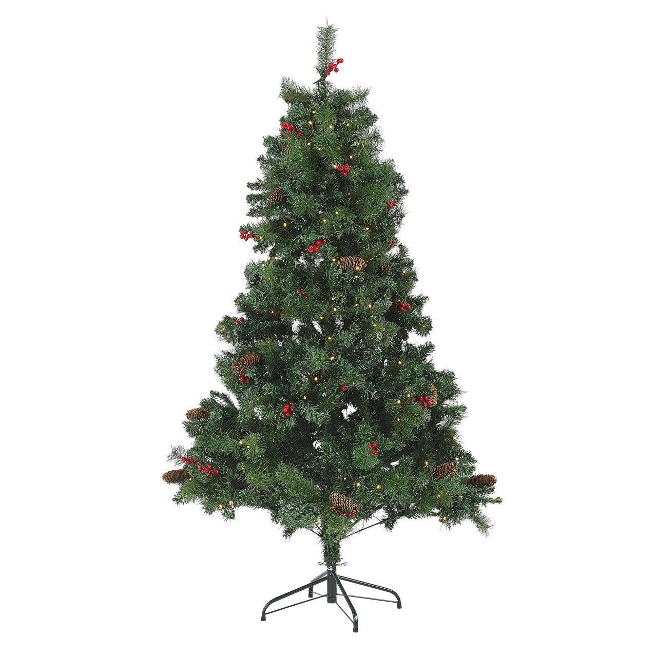 Árvore de Natal artificial com LED Jacinto PVC