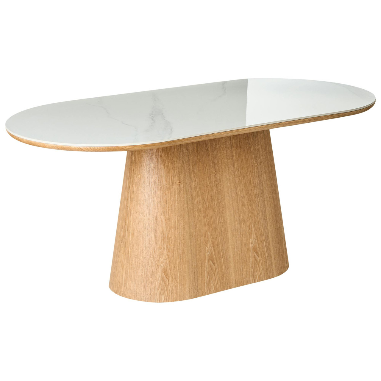 Mesa de jantar LOCKHART Freixo claro 180 cm 90 cm