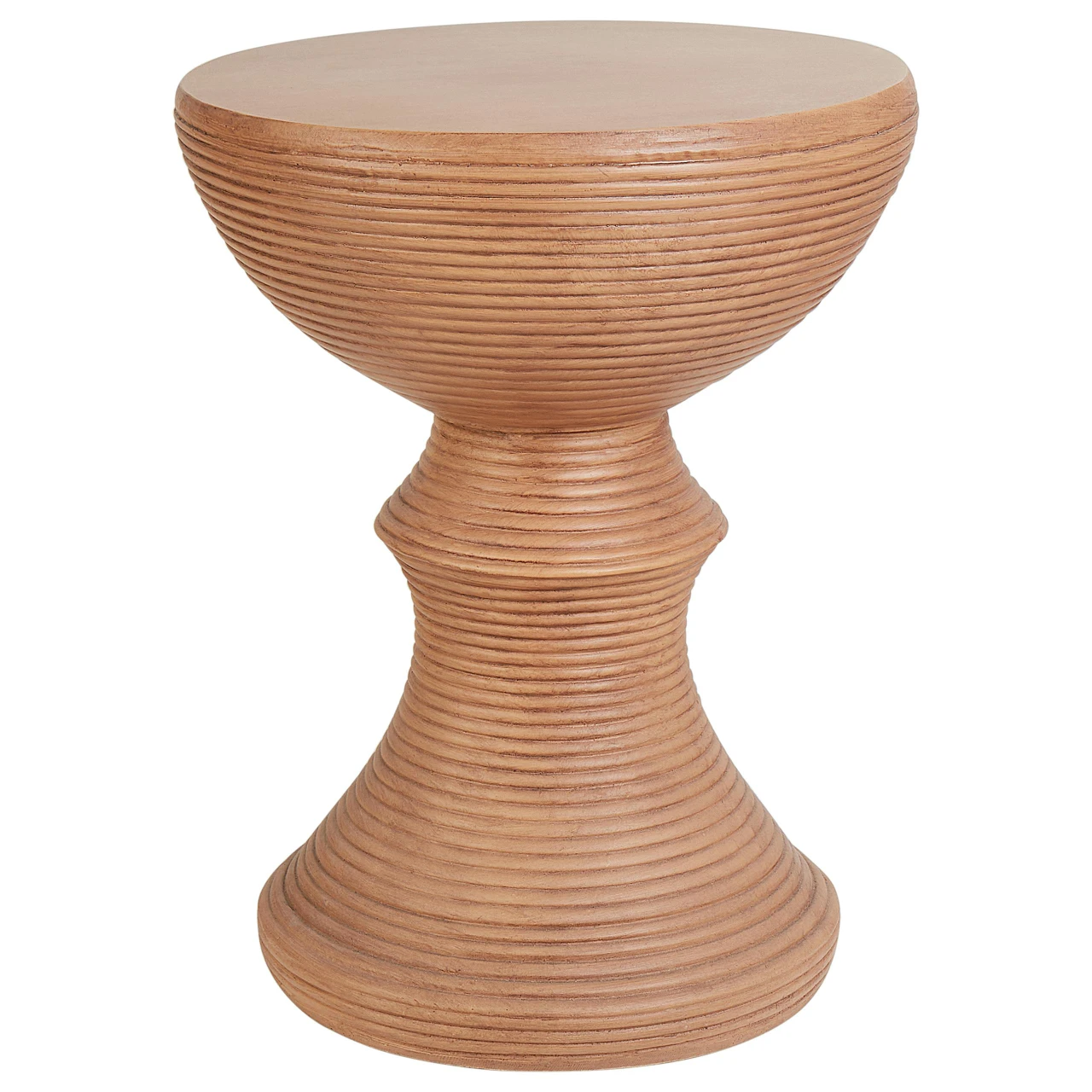 Mesa de apoio Caldaro em MgO com acabamento tipo madeira
