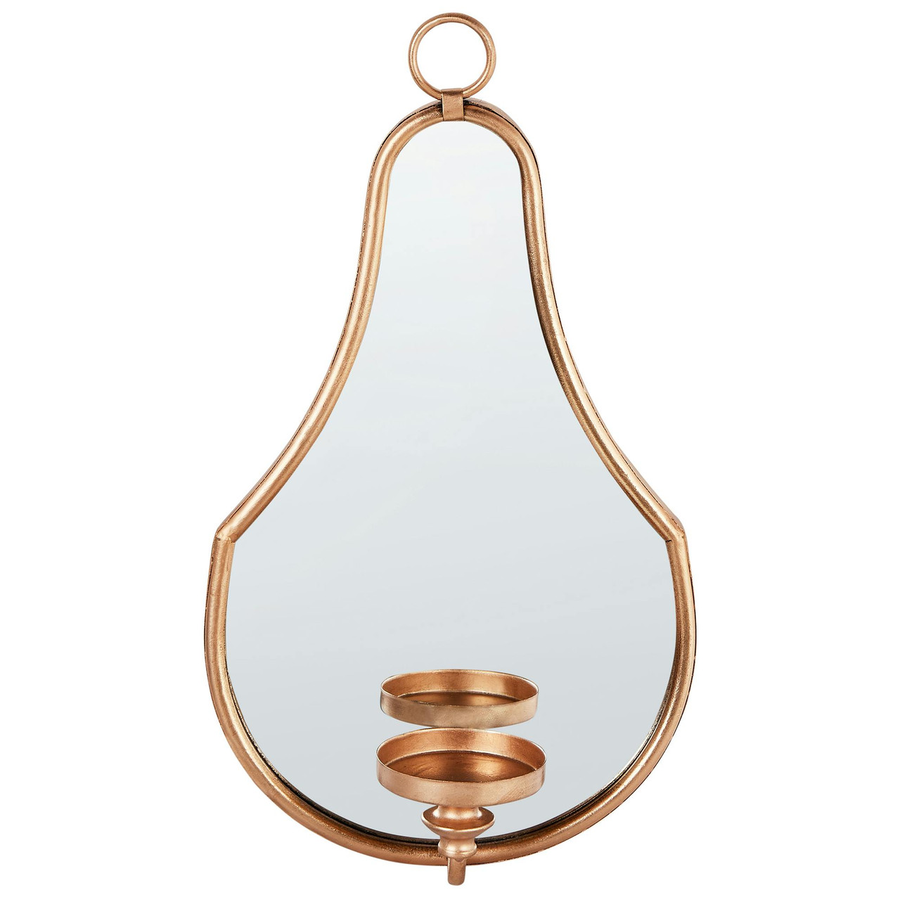 Castiçal de parede BAZARNES Metal 45 cm Dourado
