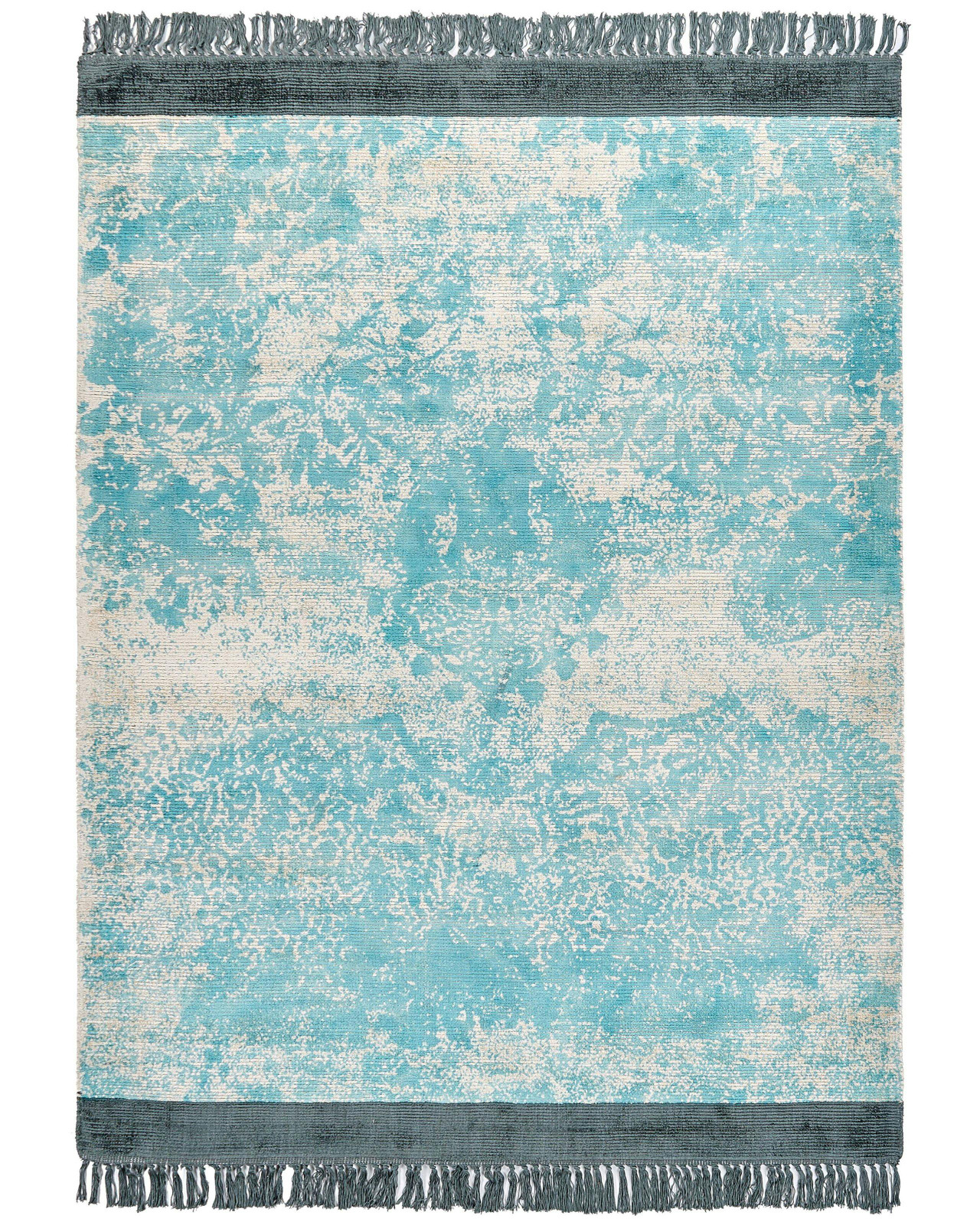 Tapete vintage Akarsu em viscose azul