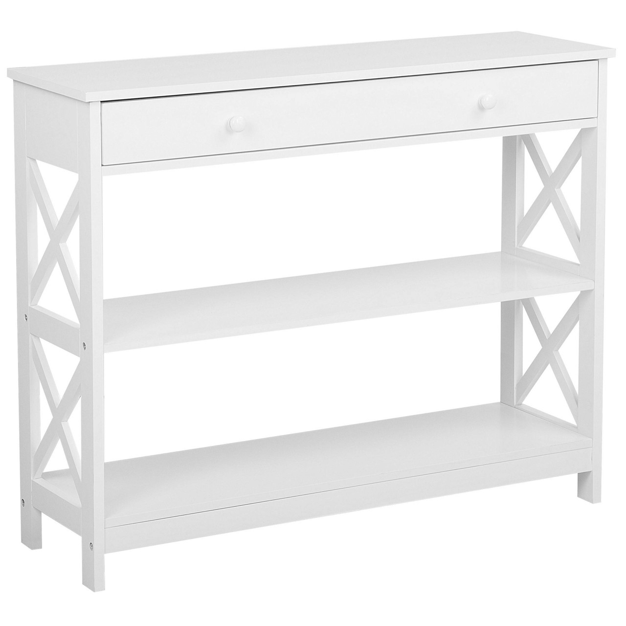 Consola Montgomery em MDF branco