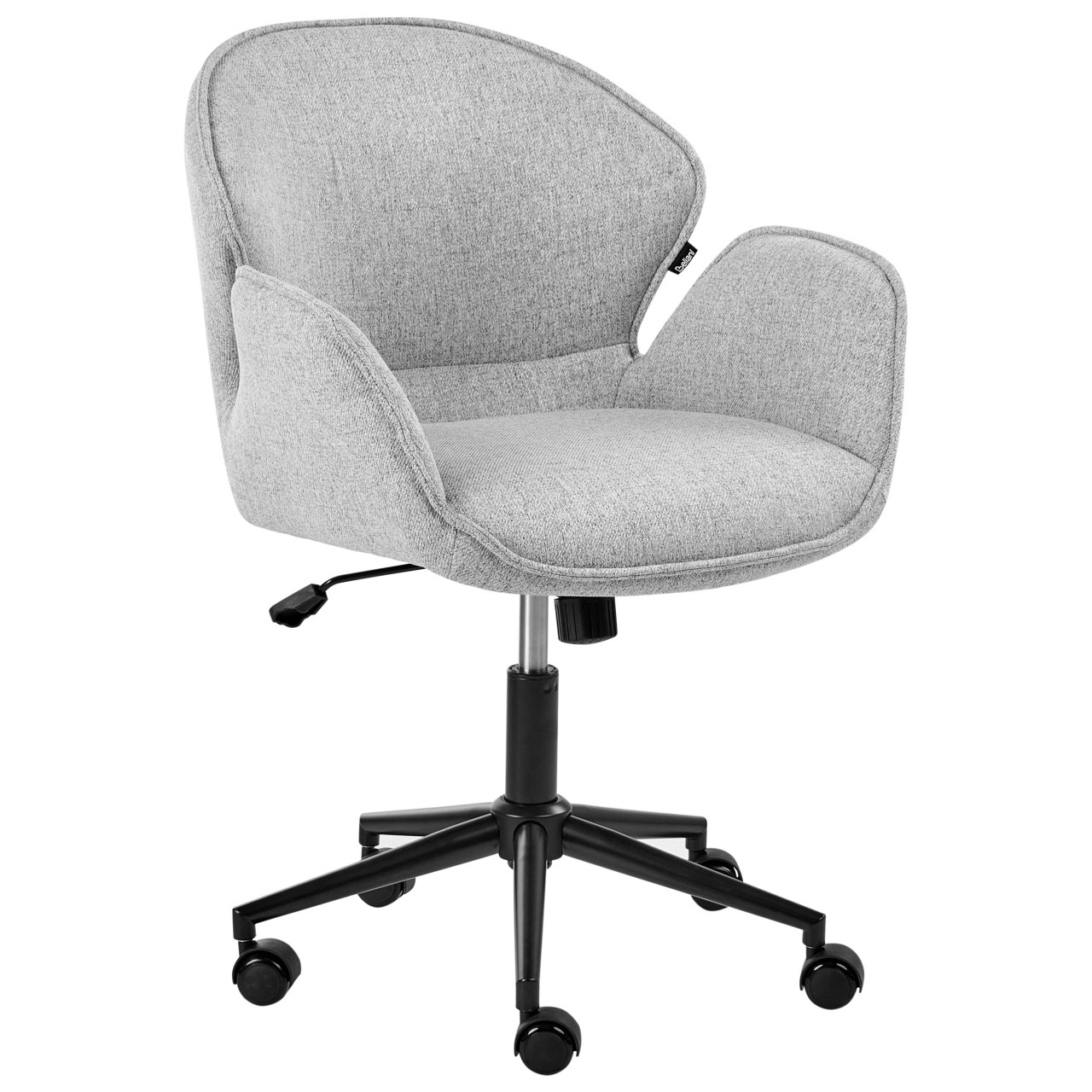 Cadeira home office BELMAR Tecido Cinzento