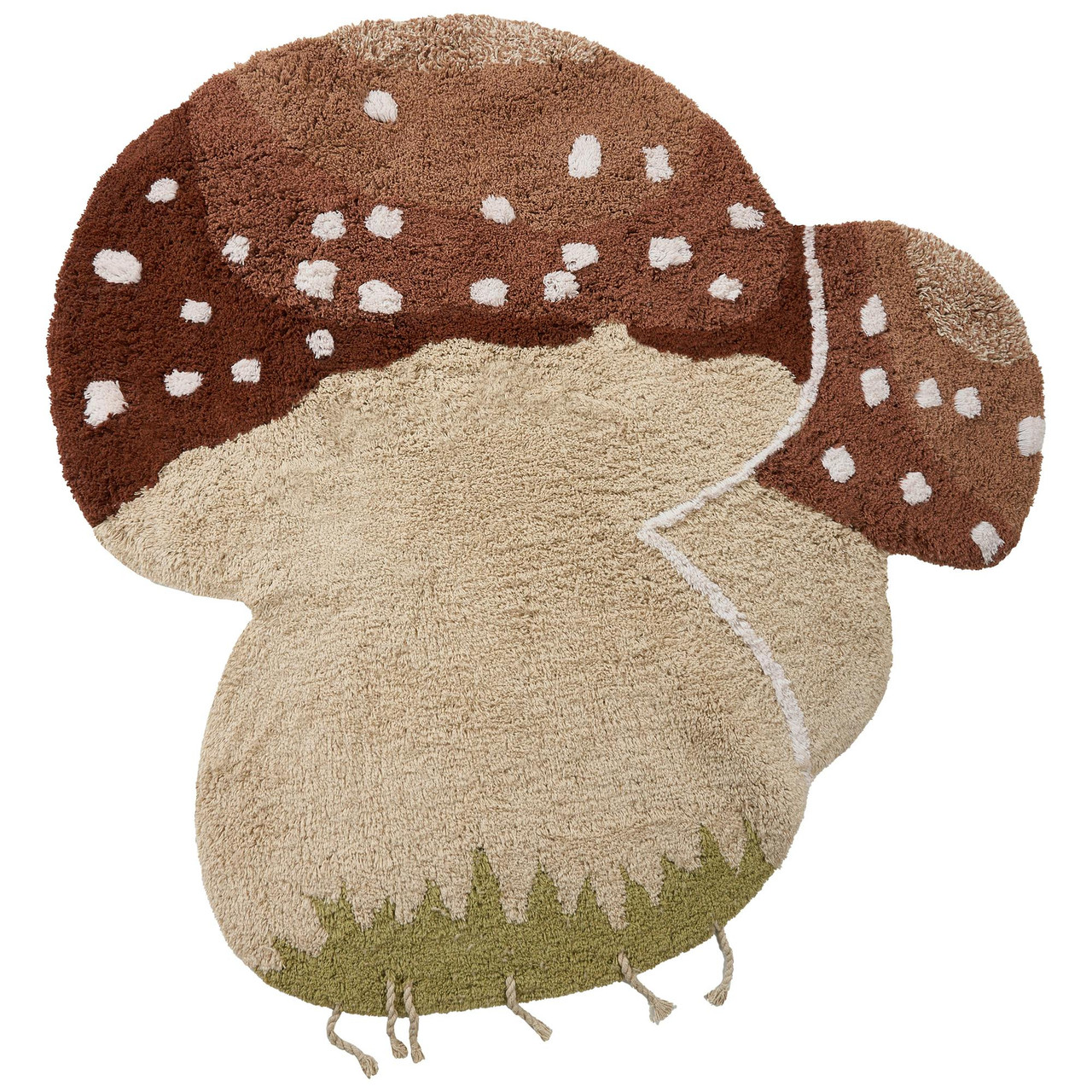 Tapetes para Crianças TOADSTOOL Creme claro 100 x 100 cm Algodão