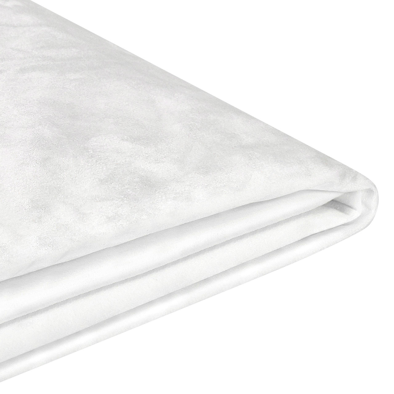 Capa para estrutura de cama Fitou em veludo branco