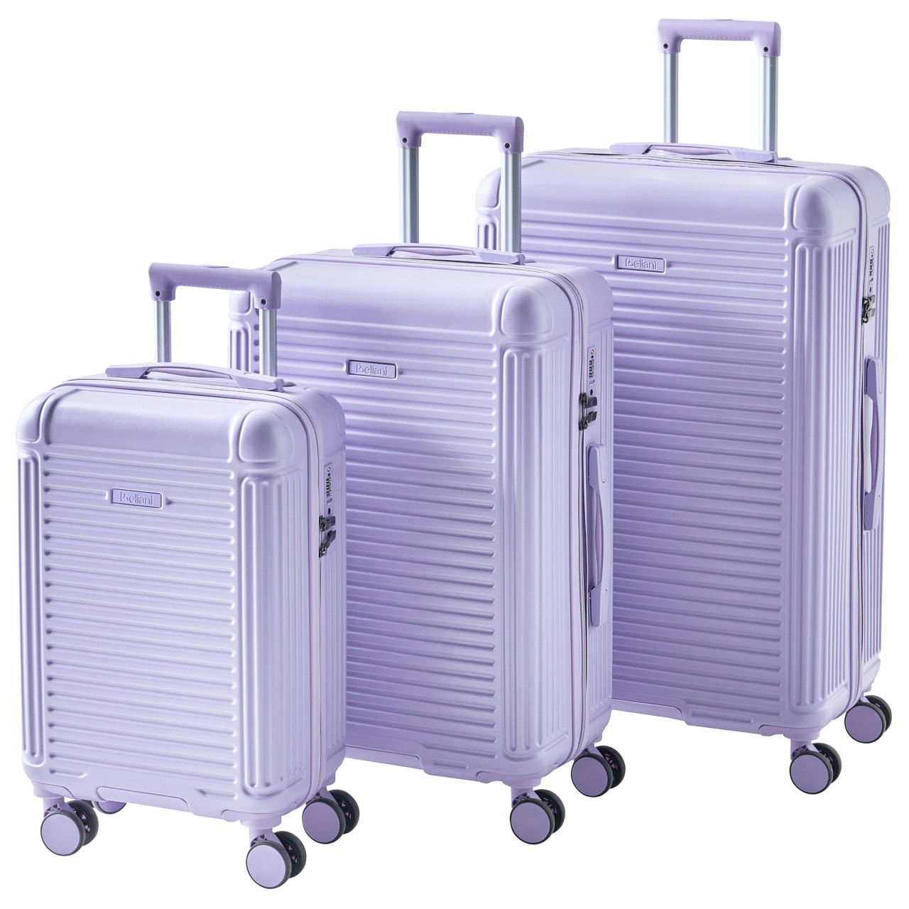 Conjunto de 3 malas rígidas MYNTIS Roxo