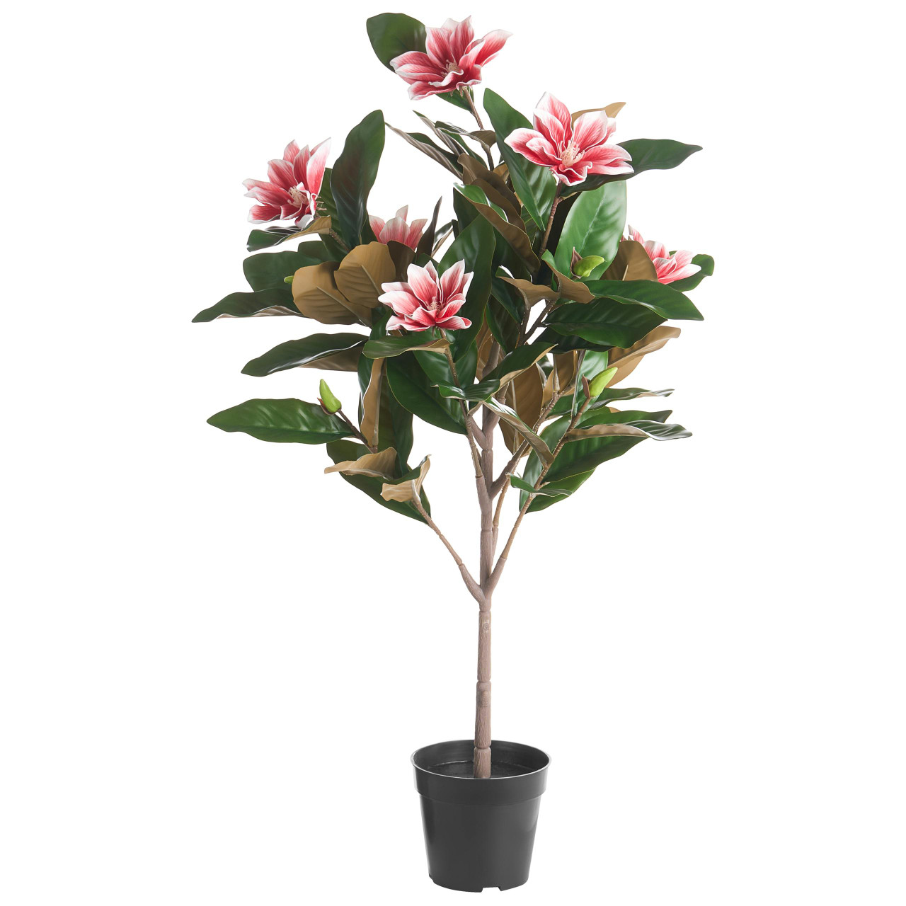 Planta artificial BELIANI Magnolia Tree de Material sintético Vermelho 45x45x90