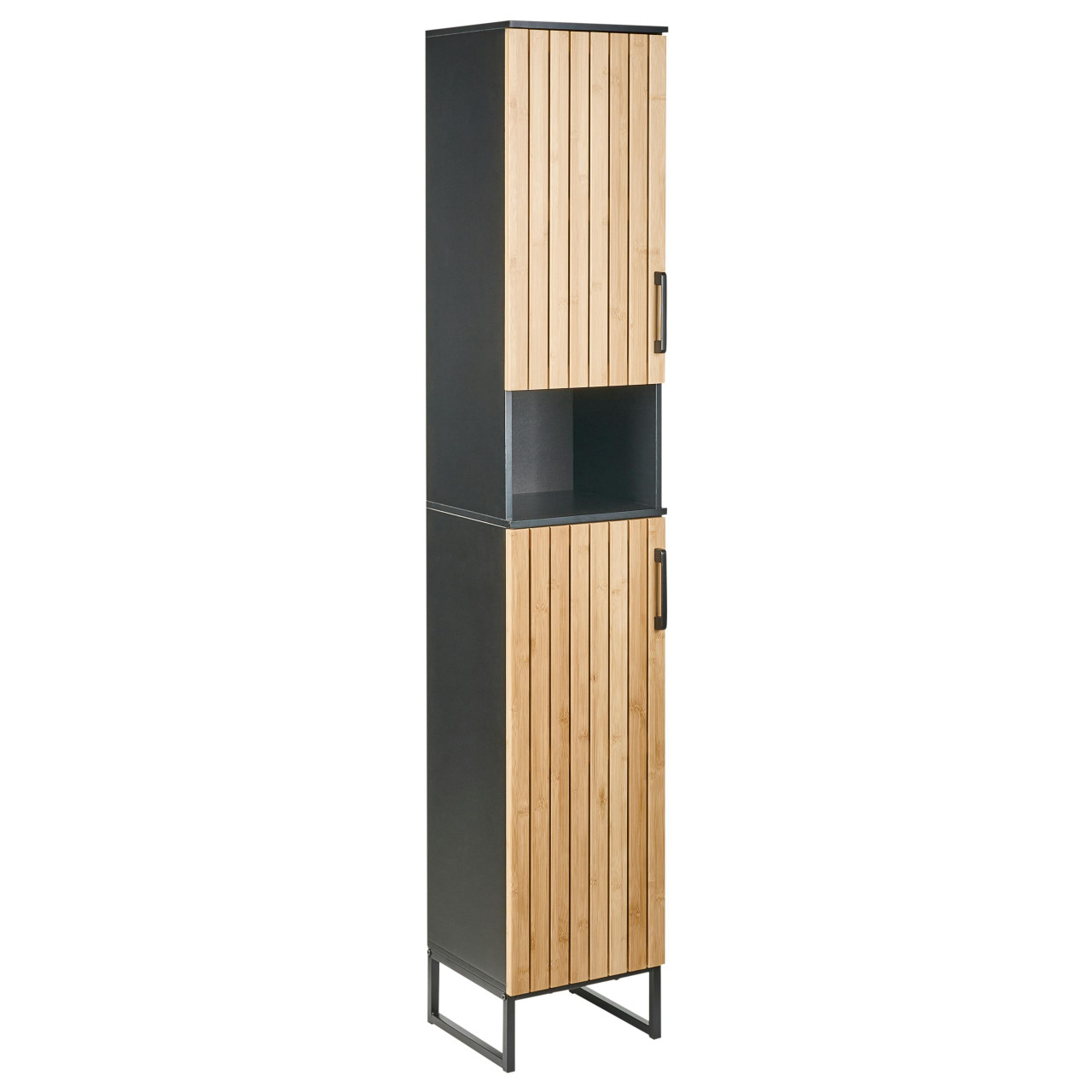 Armário de casa de banho MISCANTI Madeira de bambu 30 cm Castanho claro