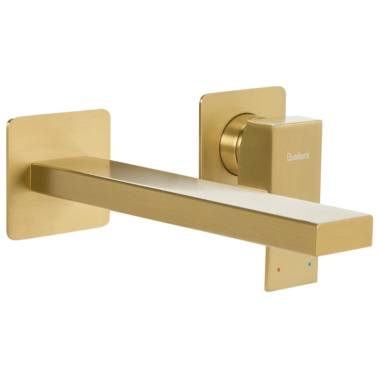 Grifo empotrado monomando para lavabo Antofagasta latão dourado