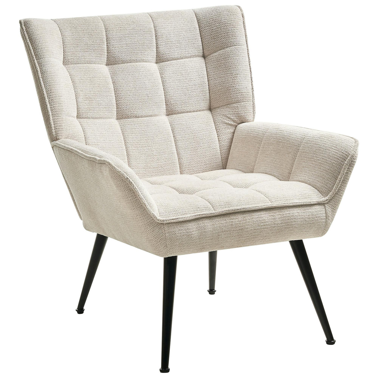 Poltrona BELLINGMO Tecido Creme claro