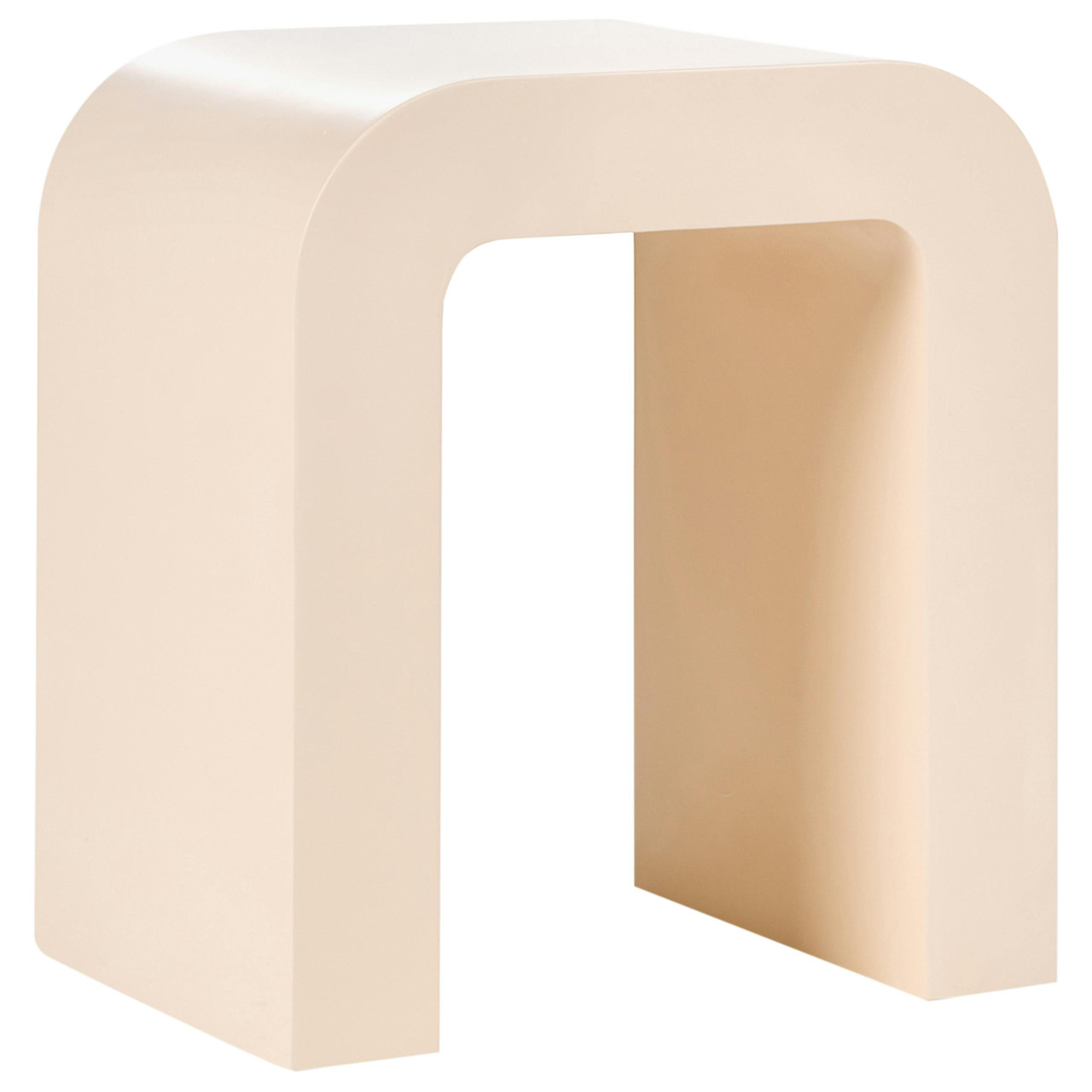 Mesa de apoio BELIANI Enid de MDF Creme 40x30x46