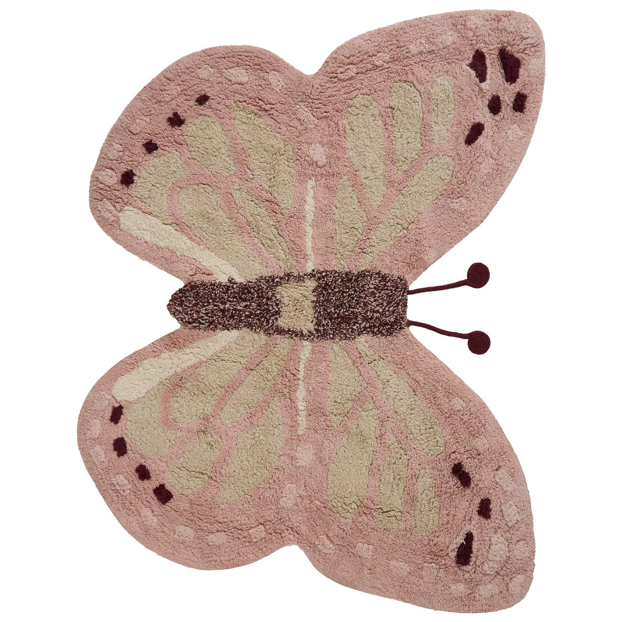 Tapetes para Crianças GRAYLING Rosa 90 x 120 cm Algodão