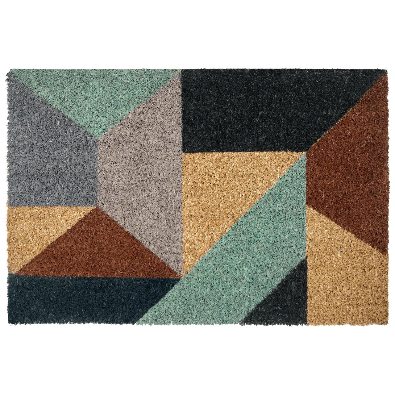 Tapete de entrada KIPMIK Multicolor 40 x 60 cm Fibra de coco