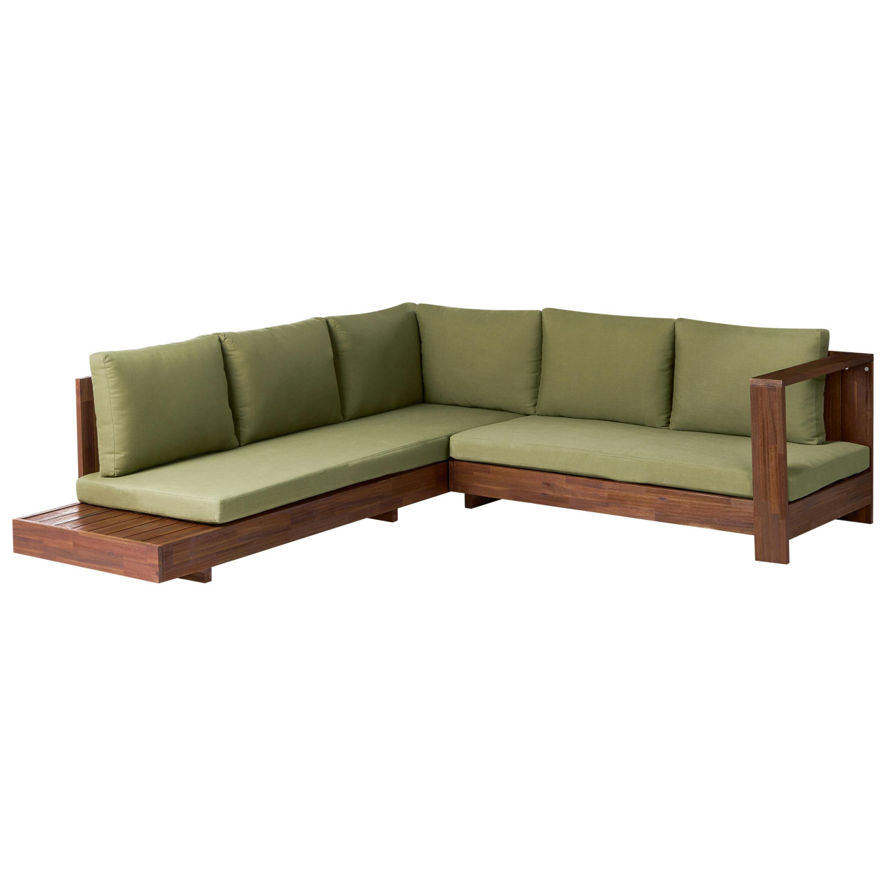 Conjunto de jardim encantador e de alta qualidade BELIANI Marettimo de Madeira de acácia certificada Castanho 225x212x64