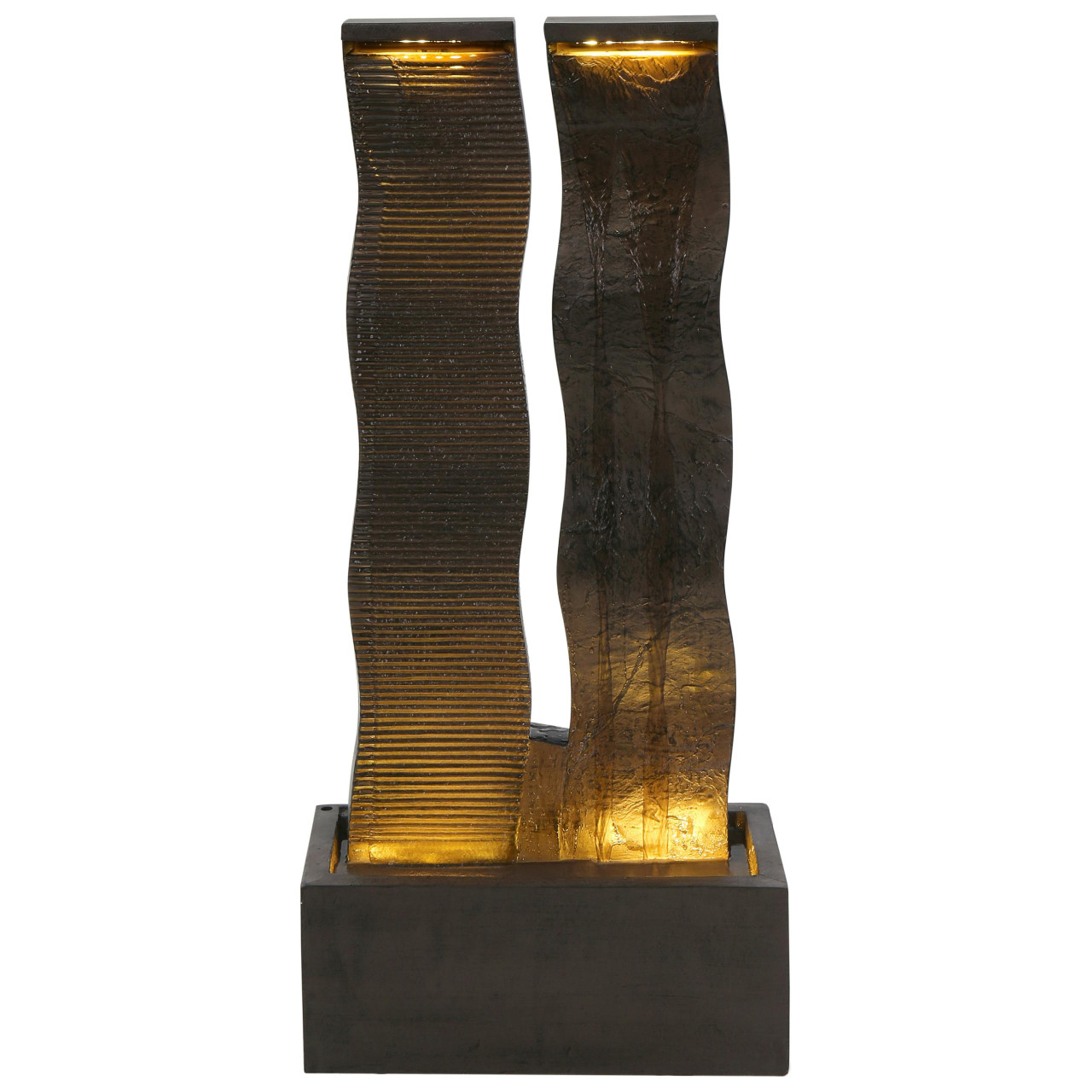 Fonte de jardim SUNLINE LED Castanho