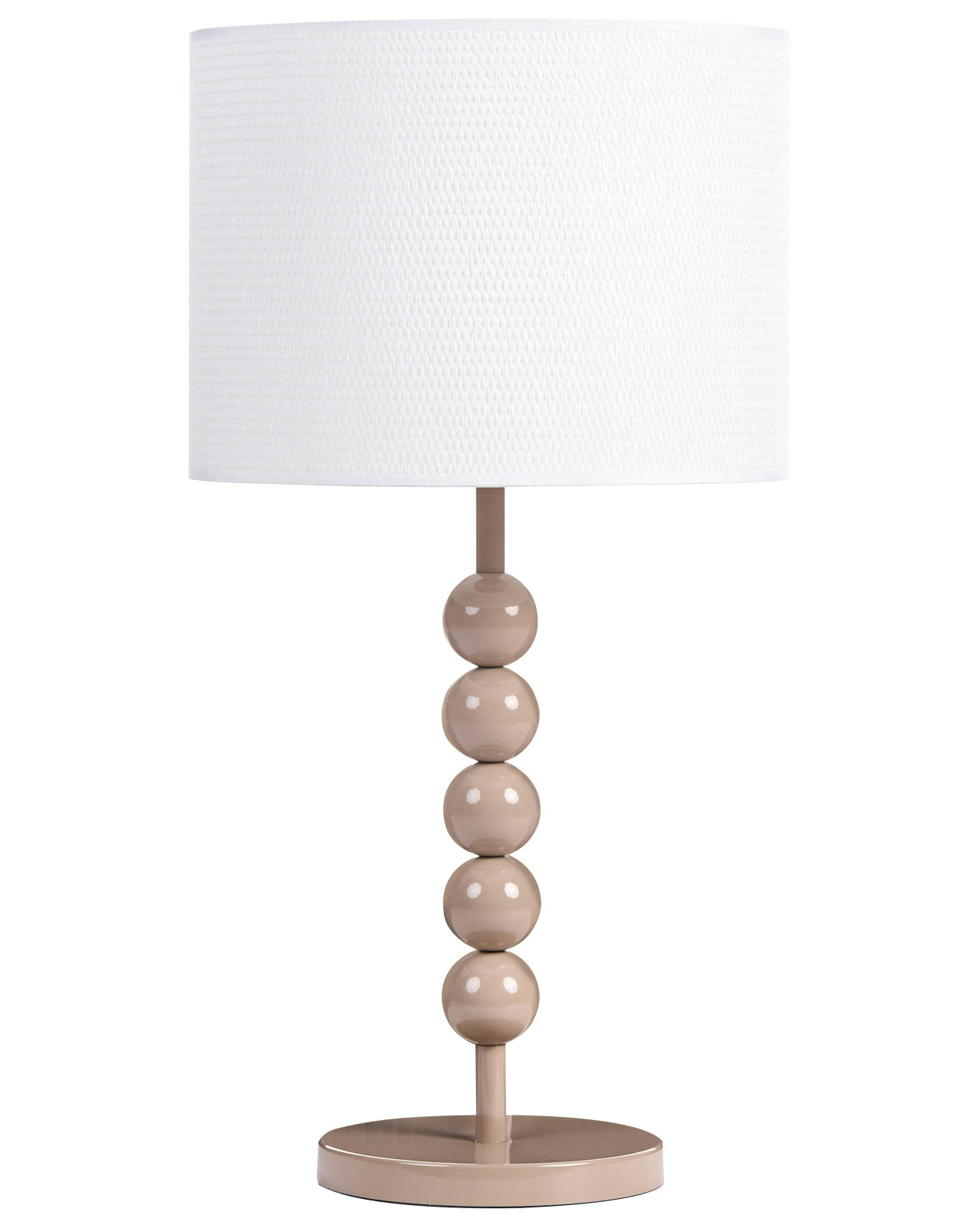 Candeeiro de mesa Loky metal creme