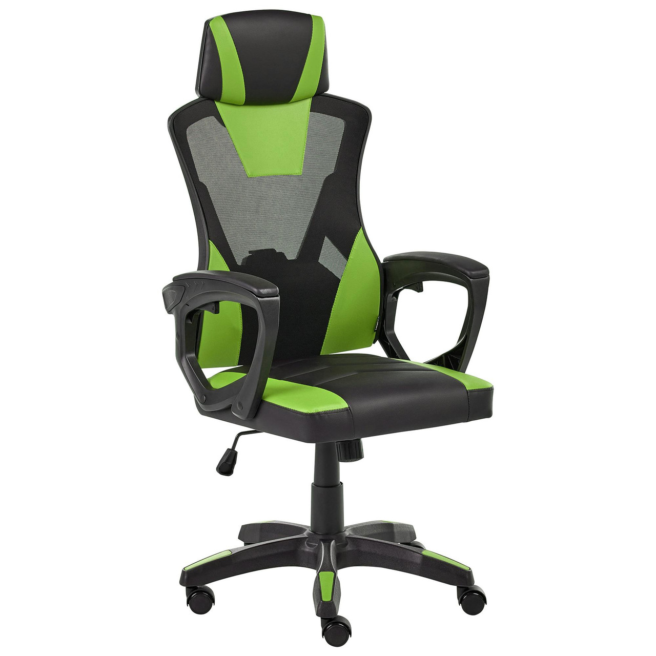 Cadeira de escritório IGNIS Pele sintética Verde lima