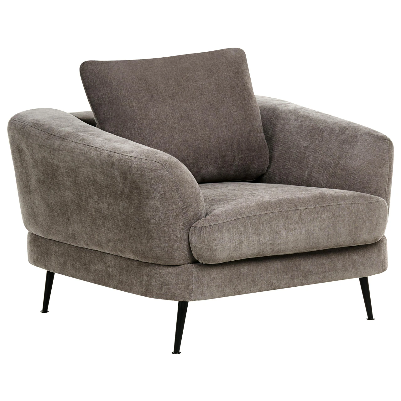 Sillón Kjaer em chenilla bege