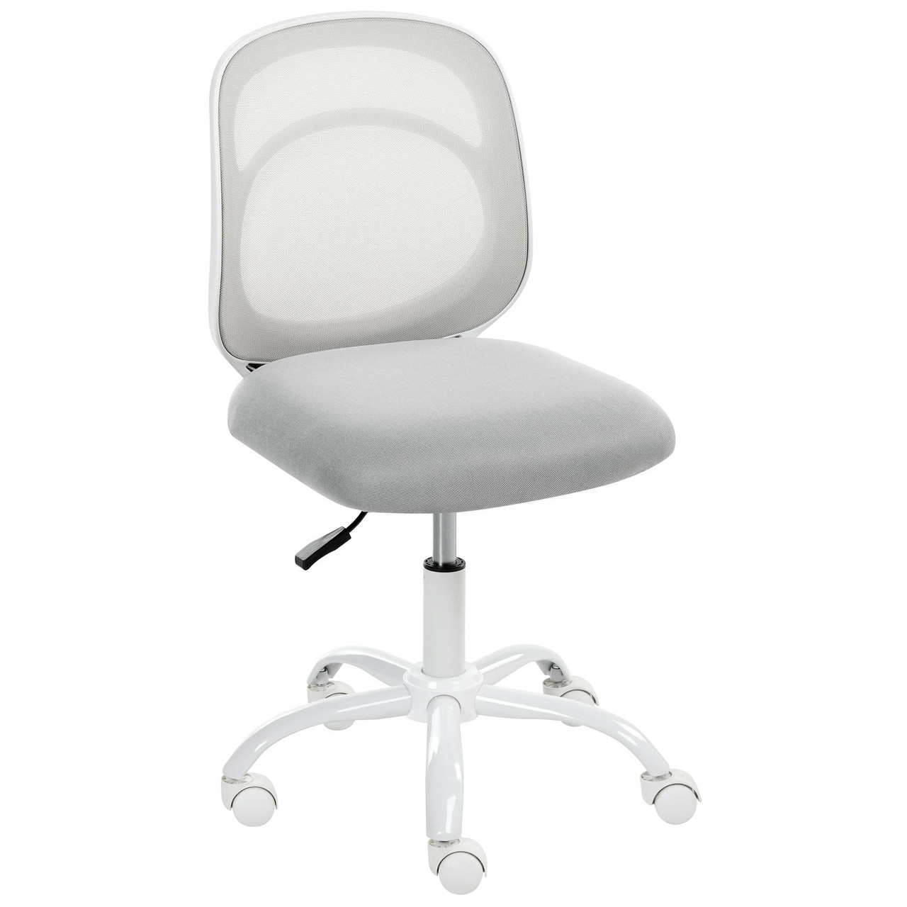 Cadeira home office BLISSFUL Tecido Cinzento claro