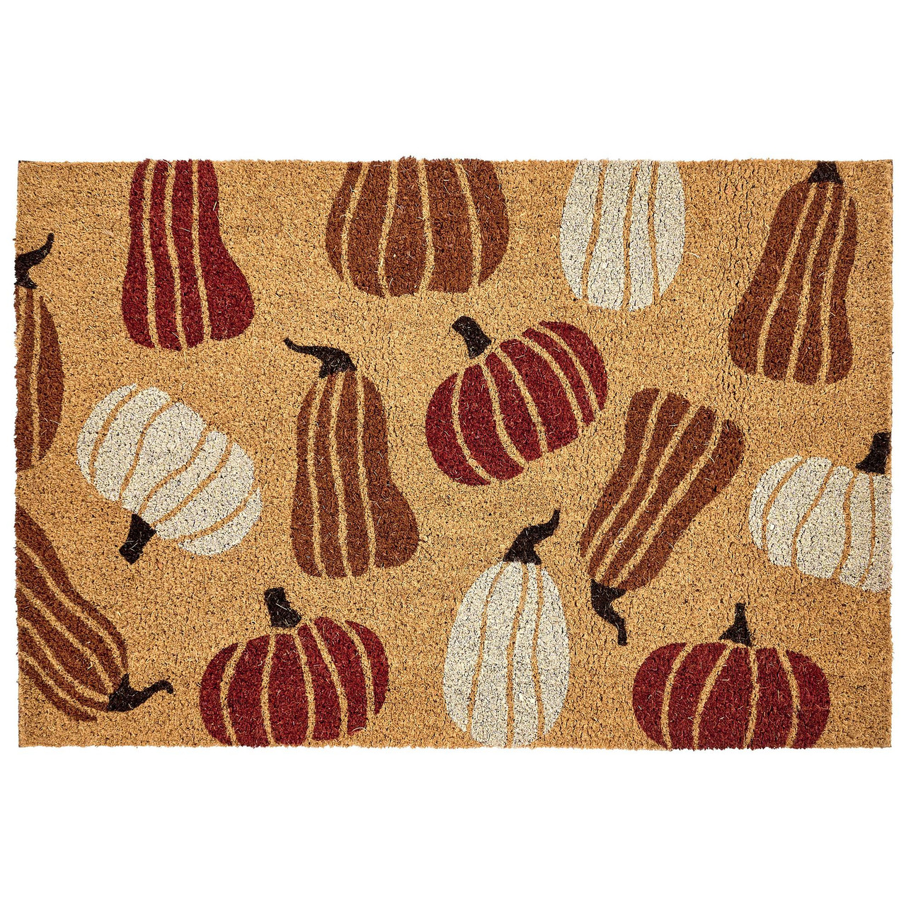 Tapete de entrada PANDIN Multicolor 60 x 90 cm Abóbora Fibra de coco