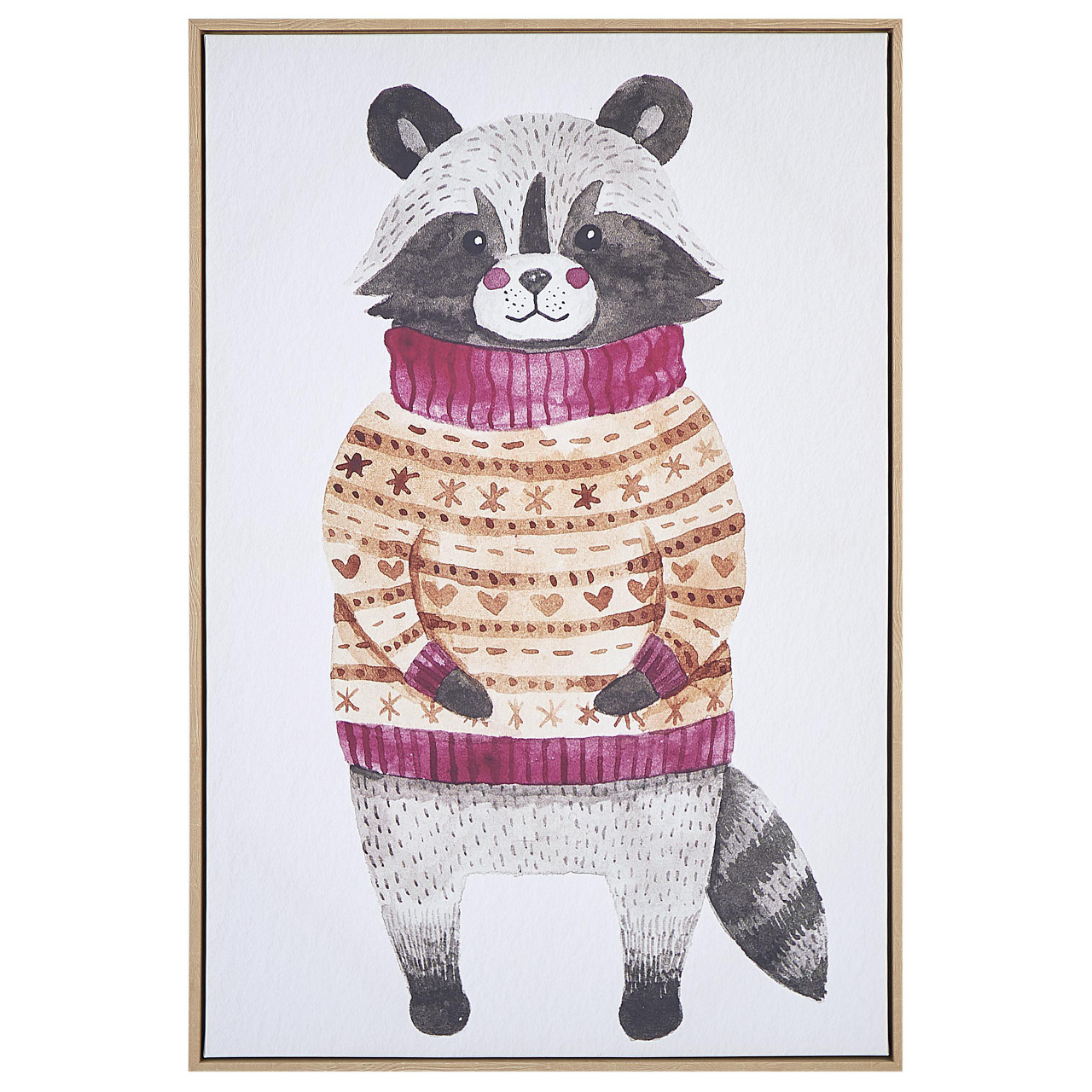 Tela CAMPLI Motivo animal 63 x 99 cm Cinzento