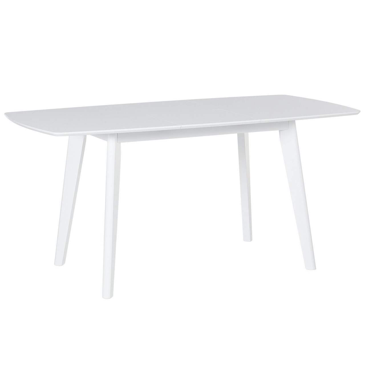 Mesa de jantar extensível Sanford em MDF branco