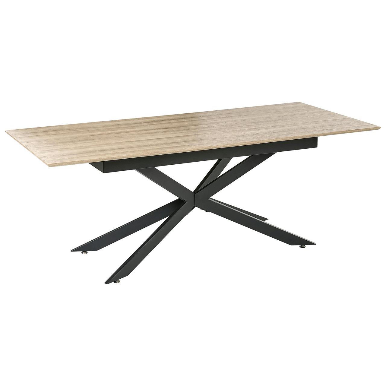 Mesa de jantar FINLEY Carvalho claro 160/200 cm 90 cm