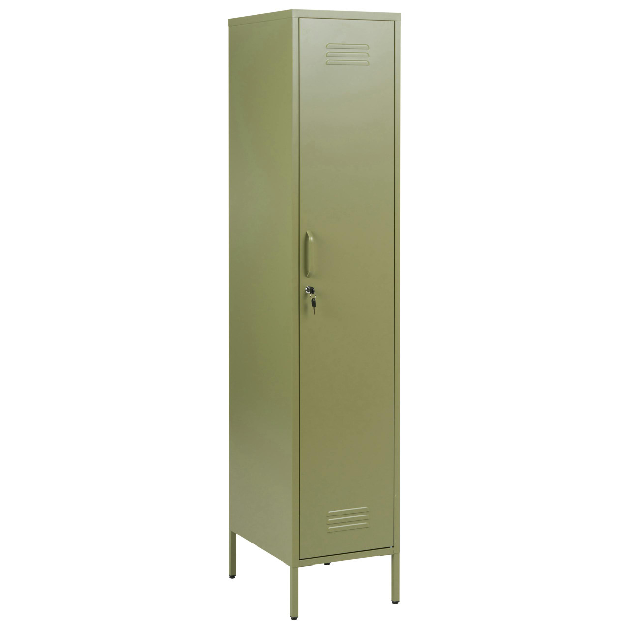 Armário de escritório em metal BELIANI Frome de Aço Verde 38x50x185