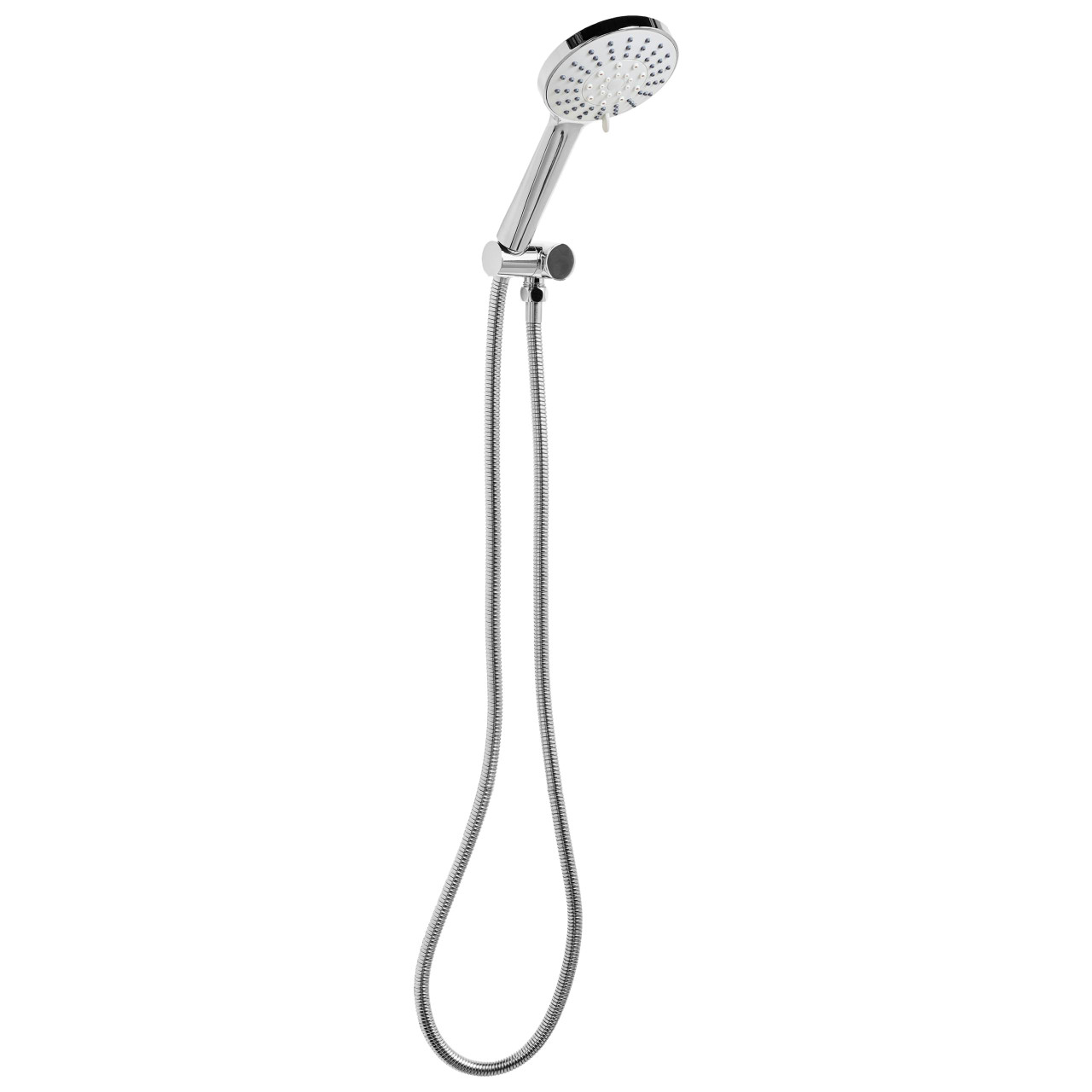 Conjunto cabeça de chuveiro e mangueira Uchiza em ABS e aço inoxidável