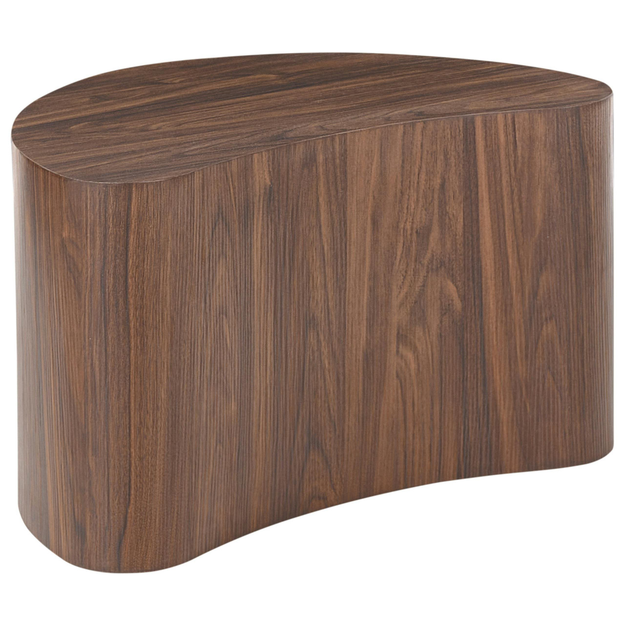 Mesa de apoio BELIANI Bilpa de MDF Castanho 35x57x33