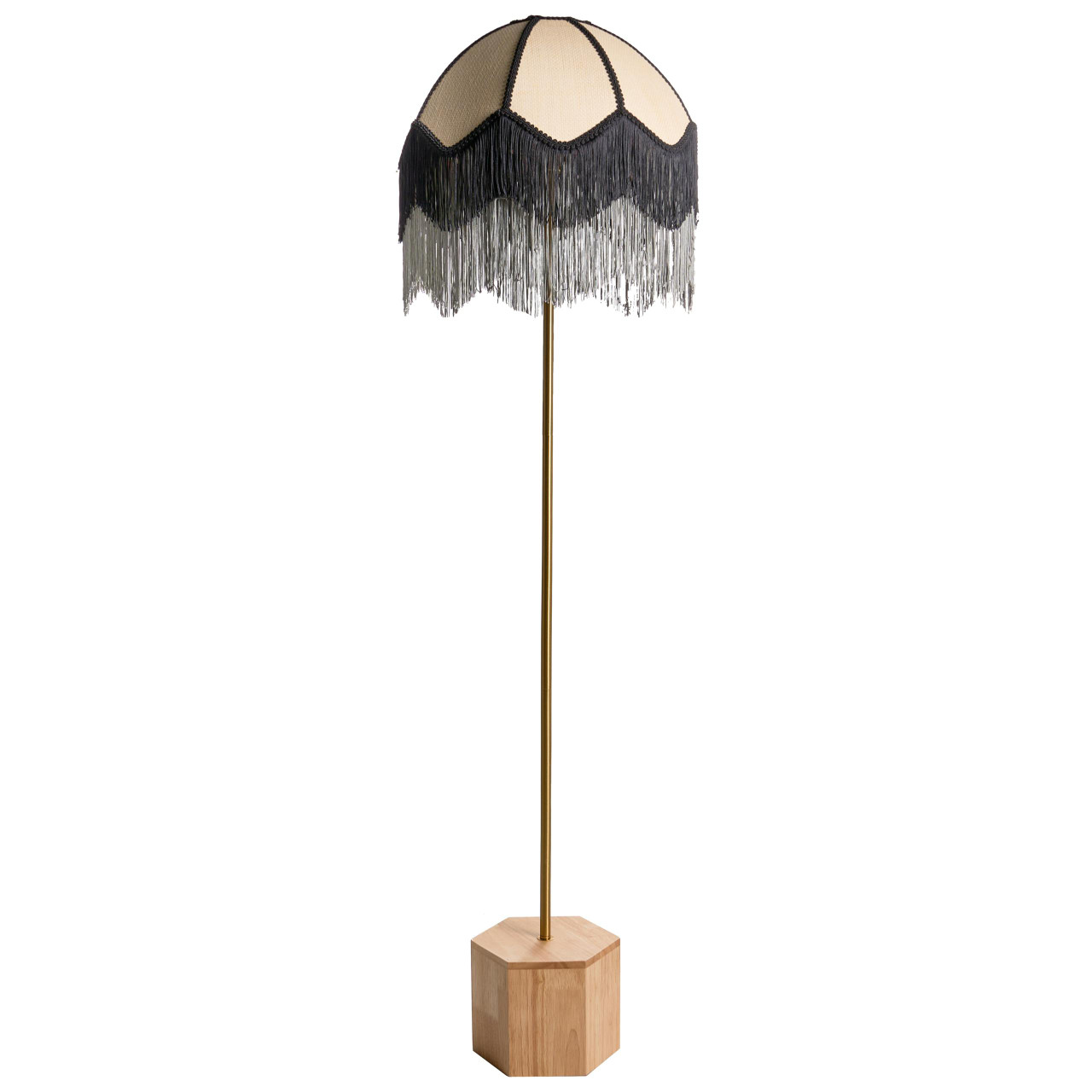 Candeeiro de pé UMGUZA Metal Dourado