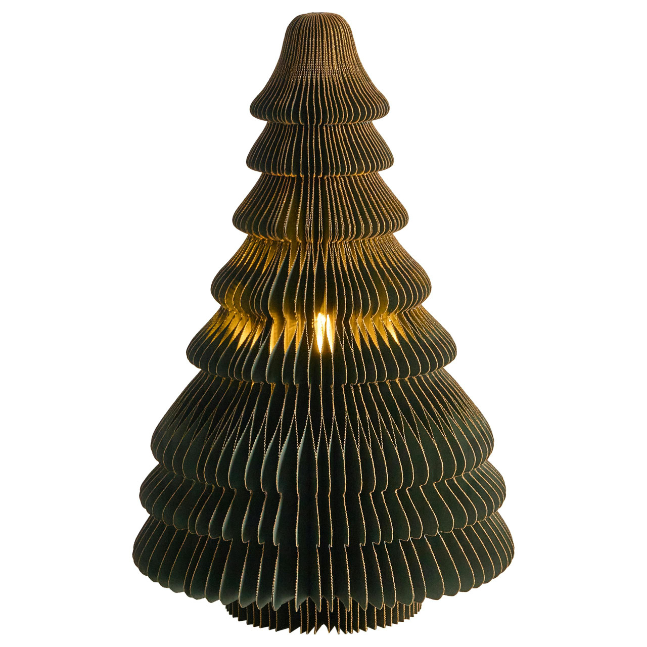Decoração de Natal LED ANDAN Árvore de Natal 41 cm Verde