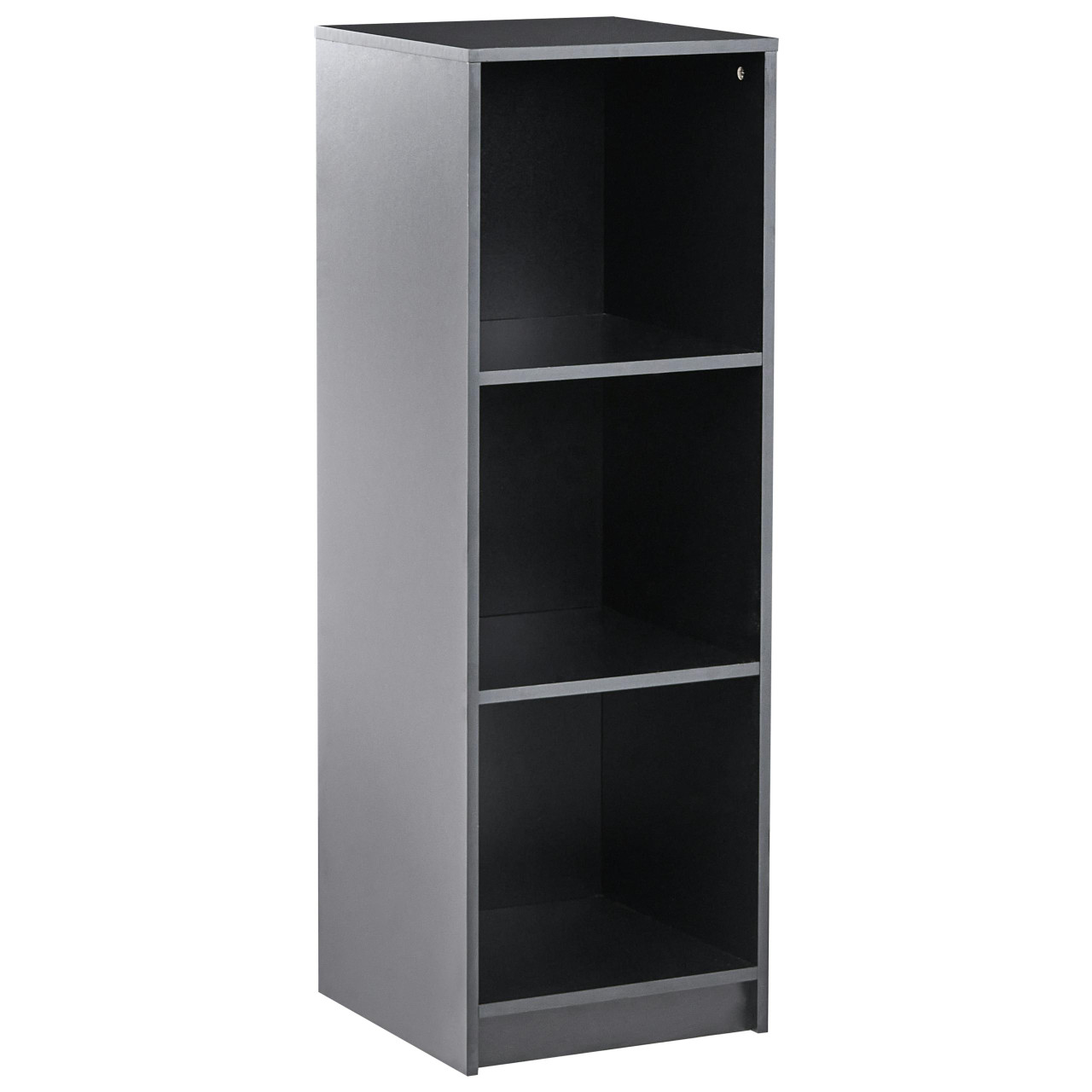 Estante com 3 prateleiras ZEHNA 117 cm Preto - 677913