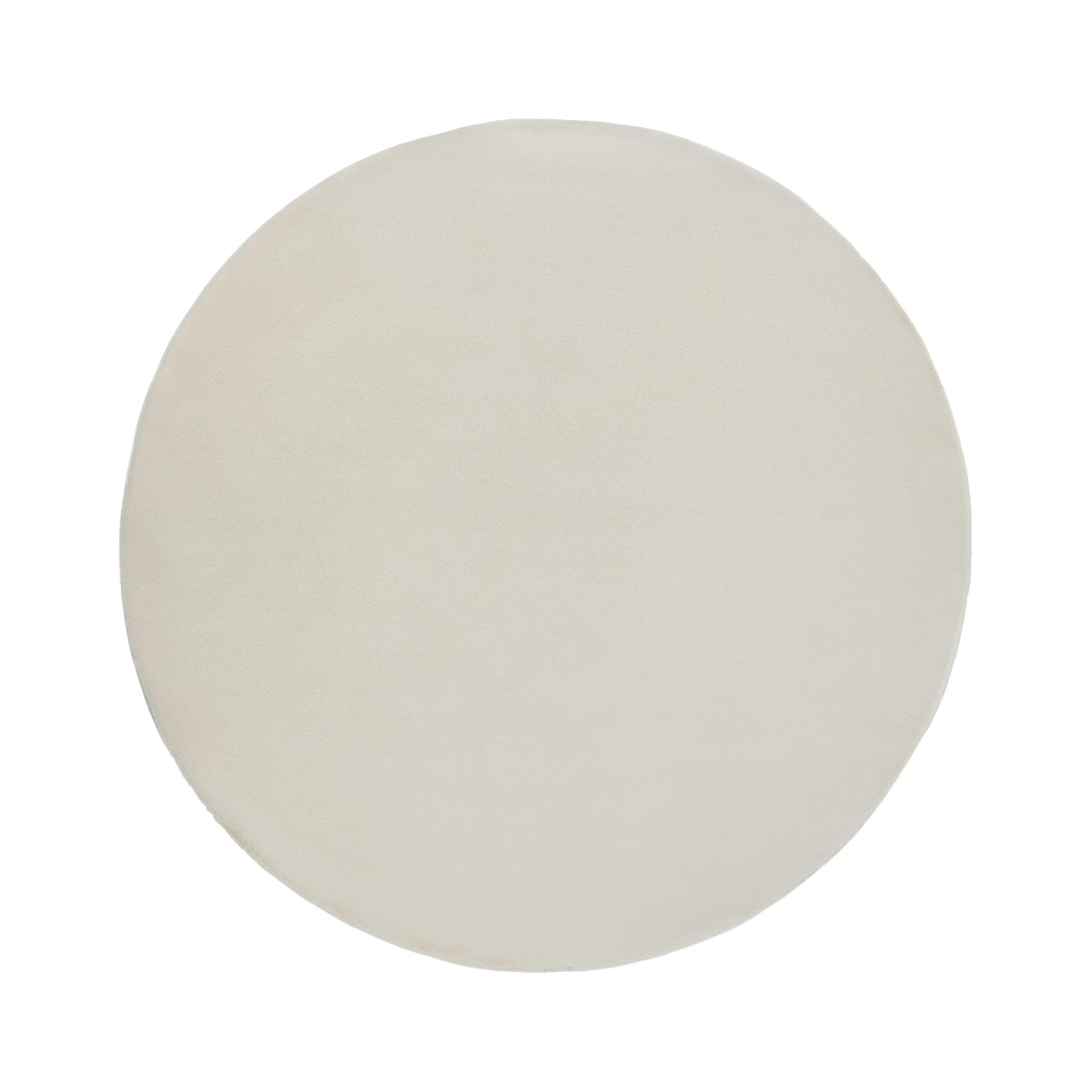 Tapete moderno de pelo alto BELIANI Vantira de Pelo sintético Creme 160x160